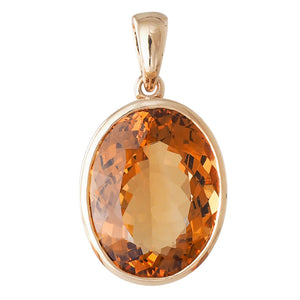 22.26ct Golden Beryl Pendant