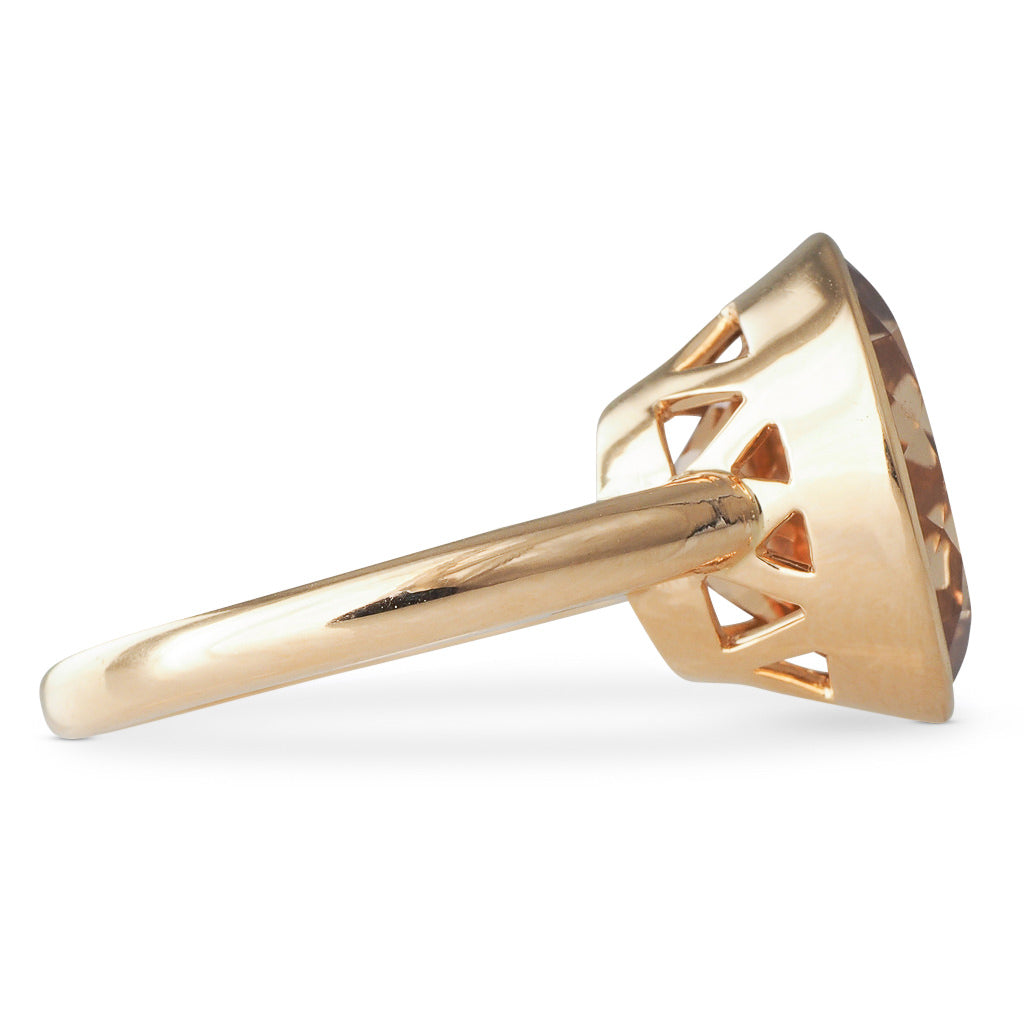 6.70ct Golden Beryl Ring