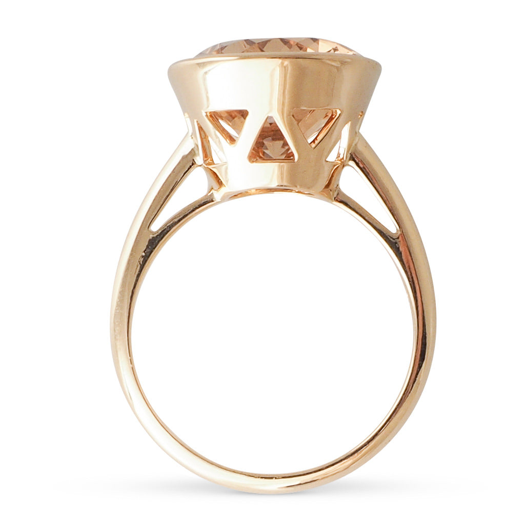 6.70ct Golden Beryl Ring