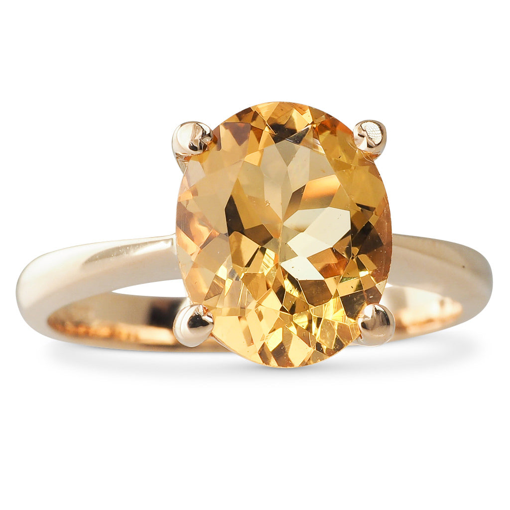 Golden Beryl Solitaire