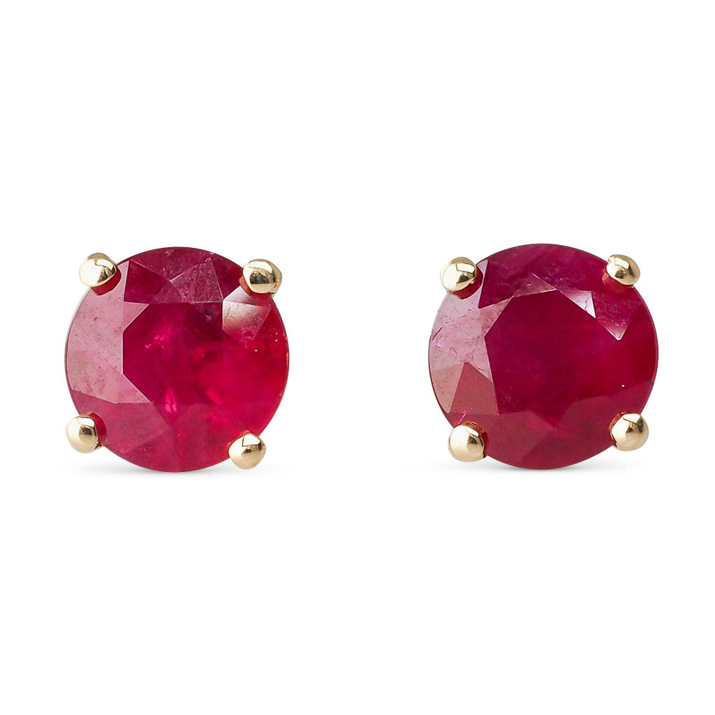 Ruby Stud Earrings