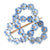 Enamel Forget-Me-Not Brooch