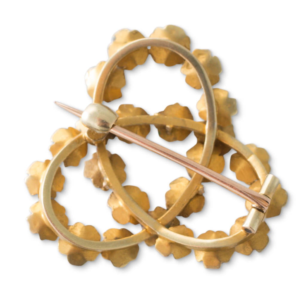 Enamel Forget-Me-Not Brooch