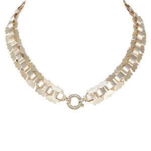 A Silver Gilt Collar