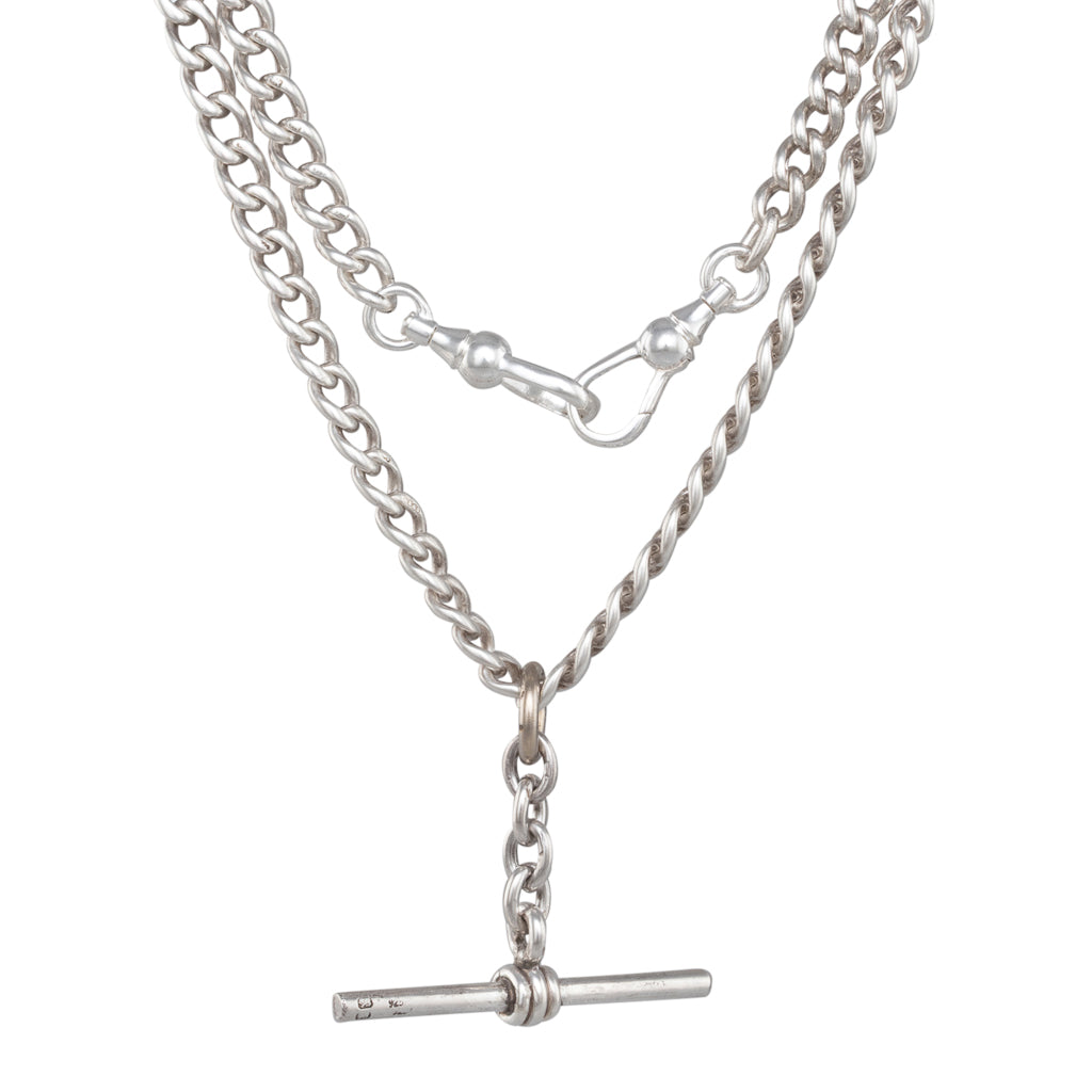 Antique Silver Fob Chain