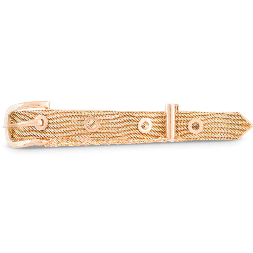 A Gold Mesh Bracelet with Buckle