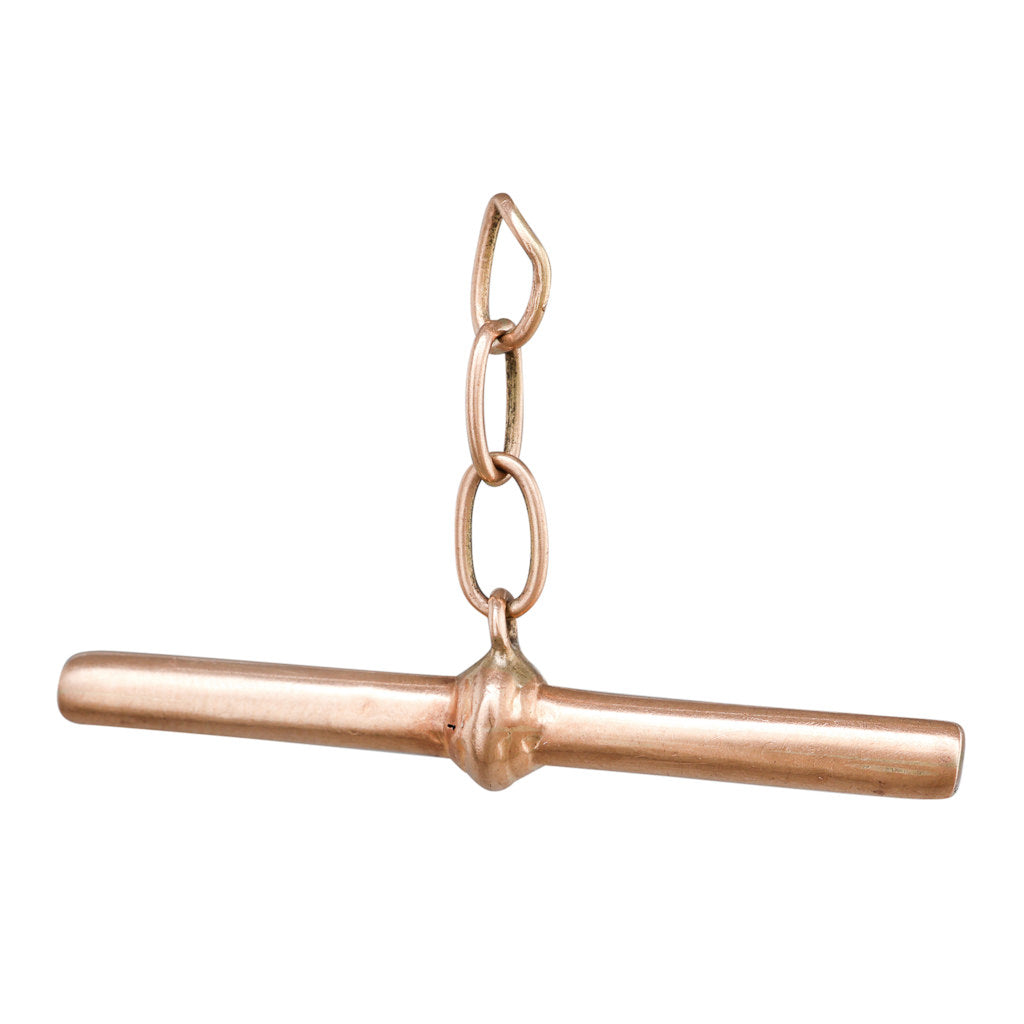 A 9ct Rose Gold T-Bar