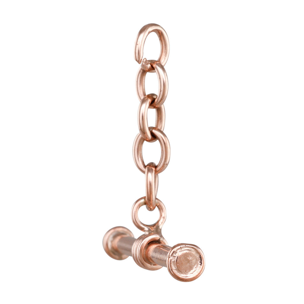 A 9ct Rose Gold T-Bar