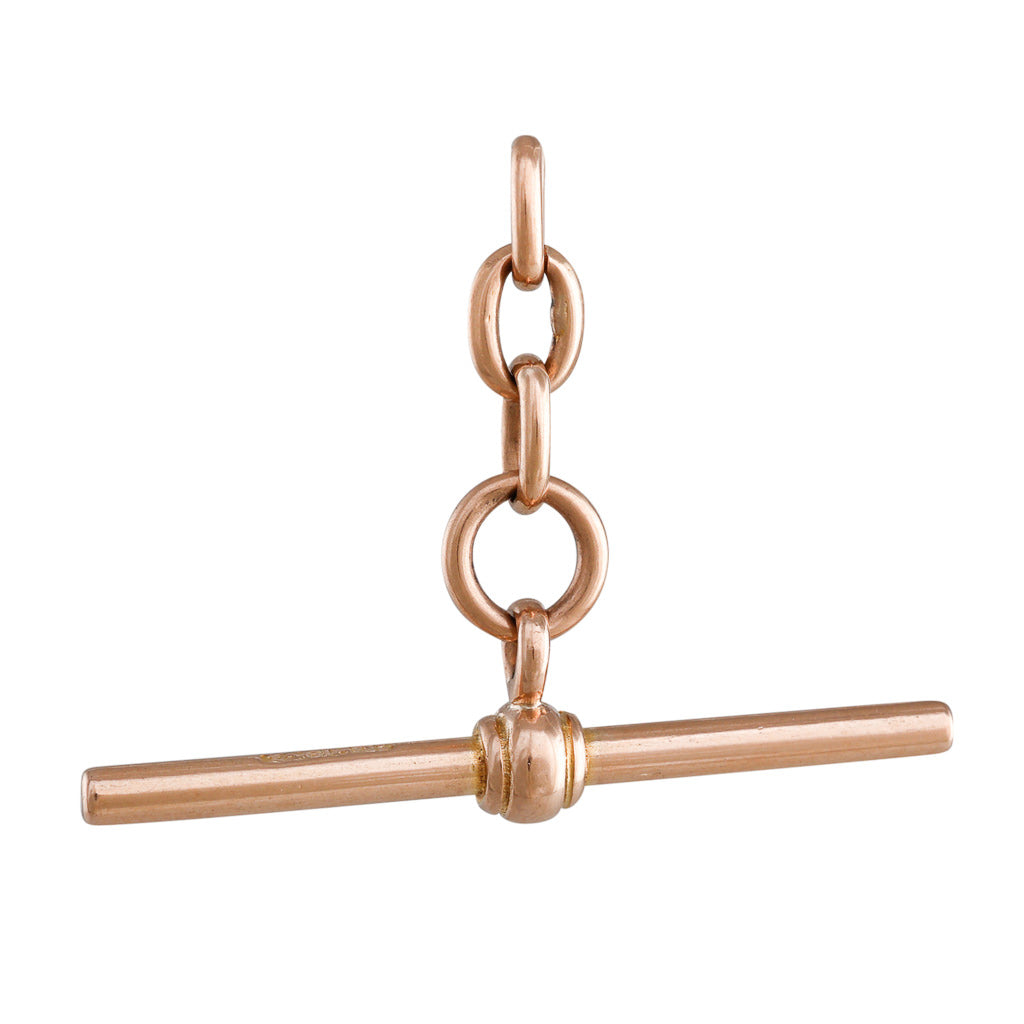 An Antique T-Bar in 9ct Rose Gold