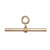 A 14ct Gold T-bar