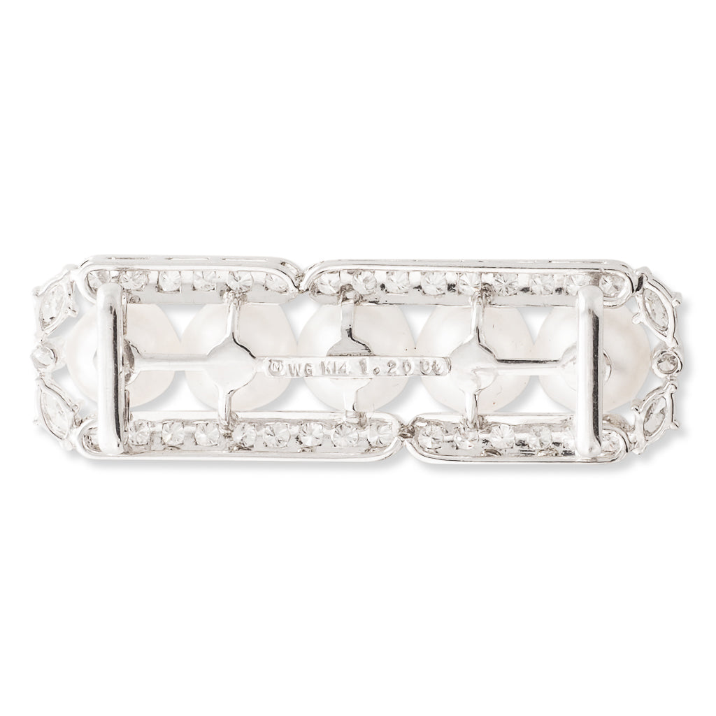 Mikimoto Pearl and Diamond Pendant