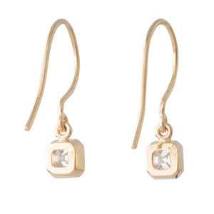 Asscher Cut Diamond Earrings