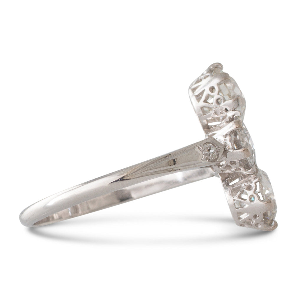 Platinum and Diamond Ring