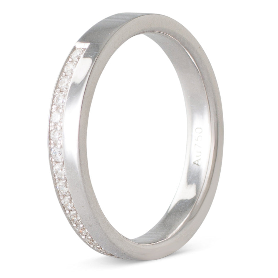 White Gold Diamond Band