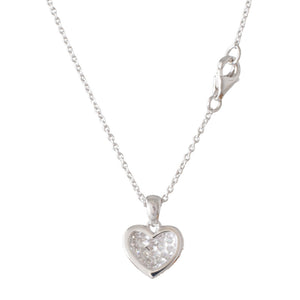 Pave Diamond Heart Pendant