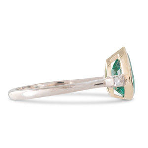 Pear Cut Emerald Ring