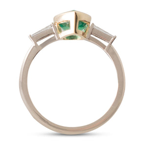 Pear Cut Emerald Ring