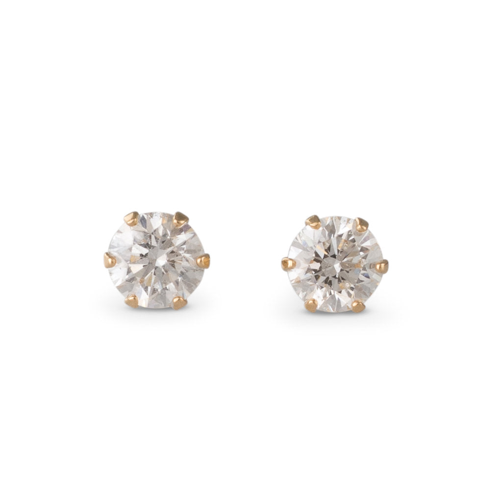 Diamond Studs Totalling 0.50ct YG