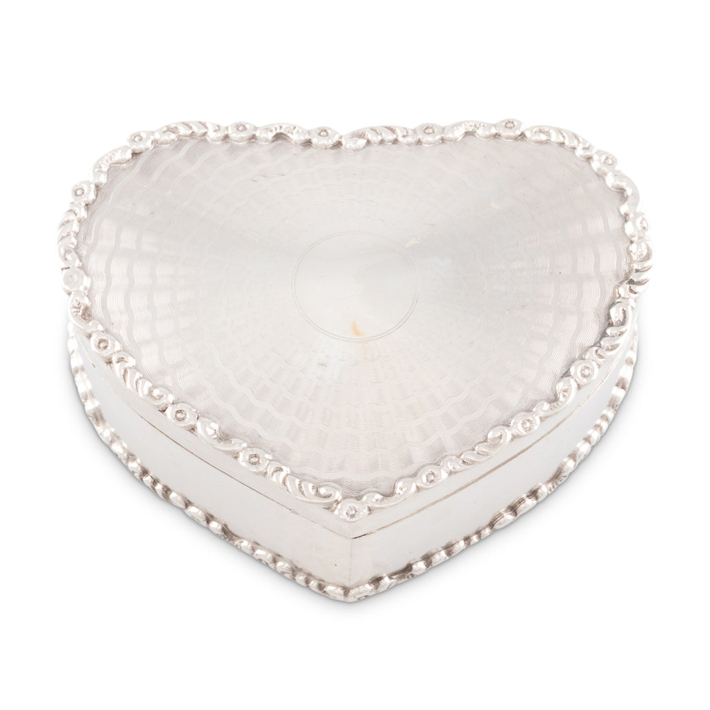 A Silver Heart Shaped Box