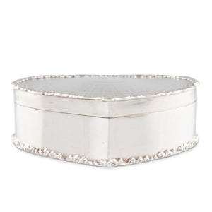 A Silver Heart Shaped Box