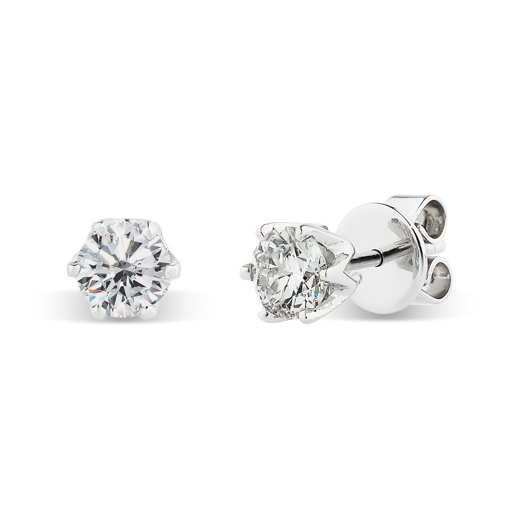 Diamond Studs Totalling 1.10ct