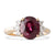 Garnet and Diamond Ring