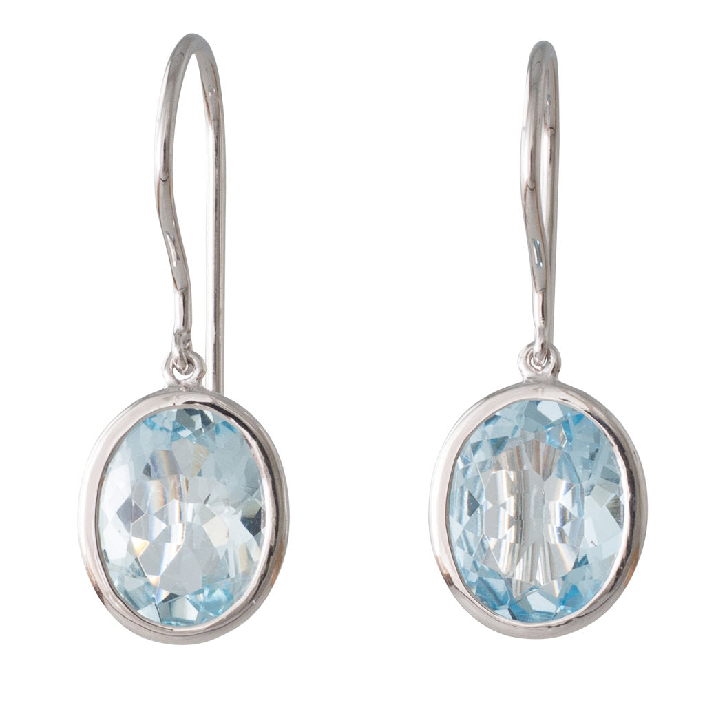 Aquamarine Drop Earrings