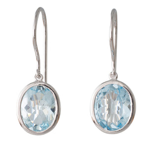Aquamarine Drop Earrings