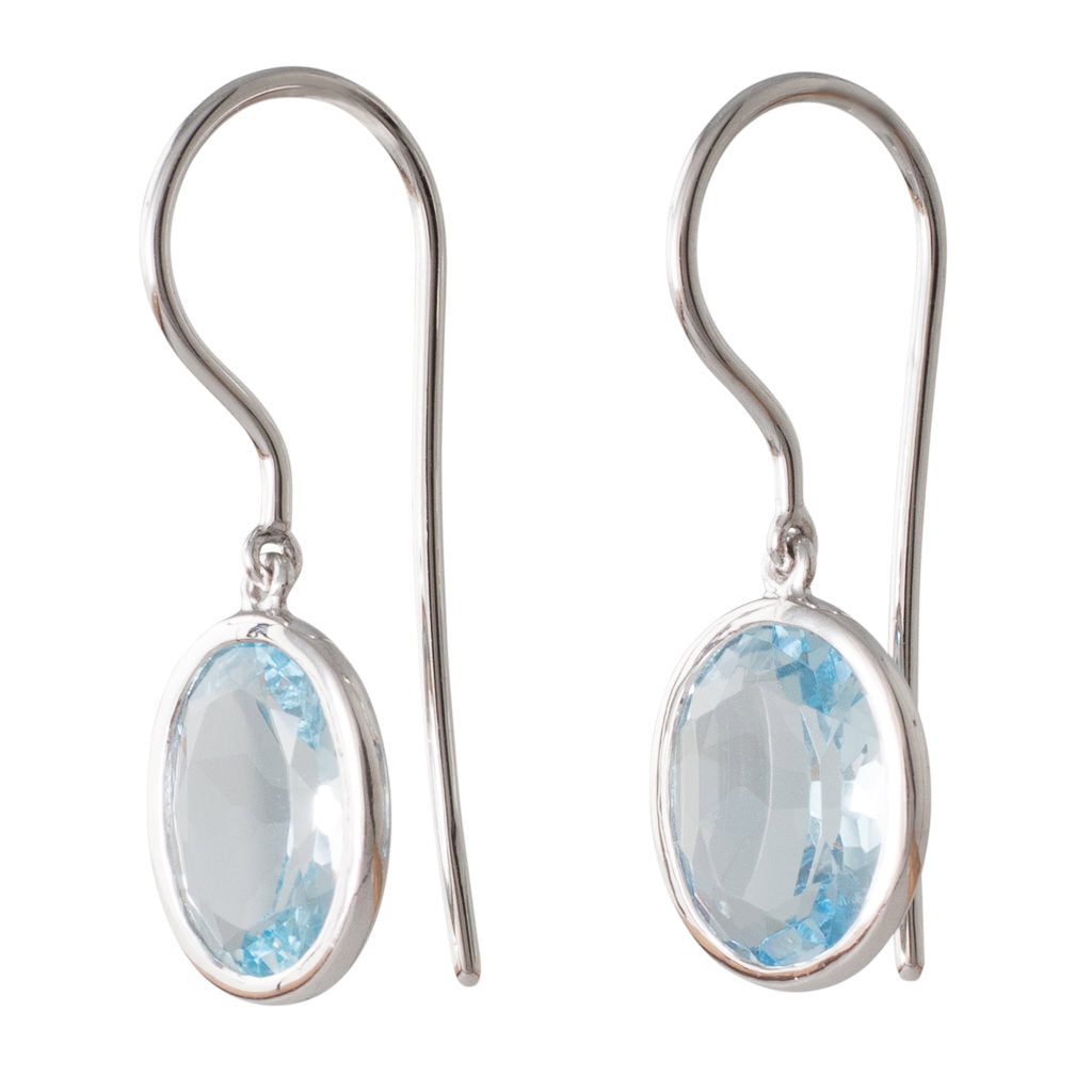 Aquamarine Drop Earrings