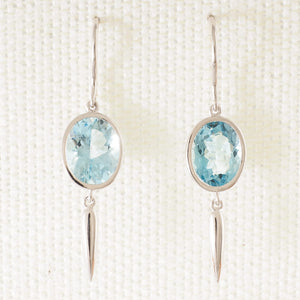 Aquamarine Drop Earrings