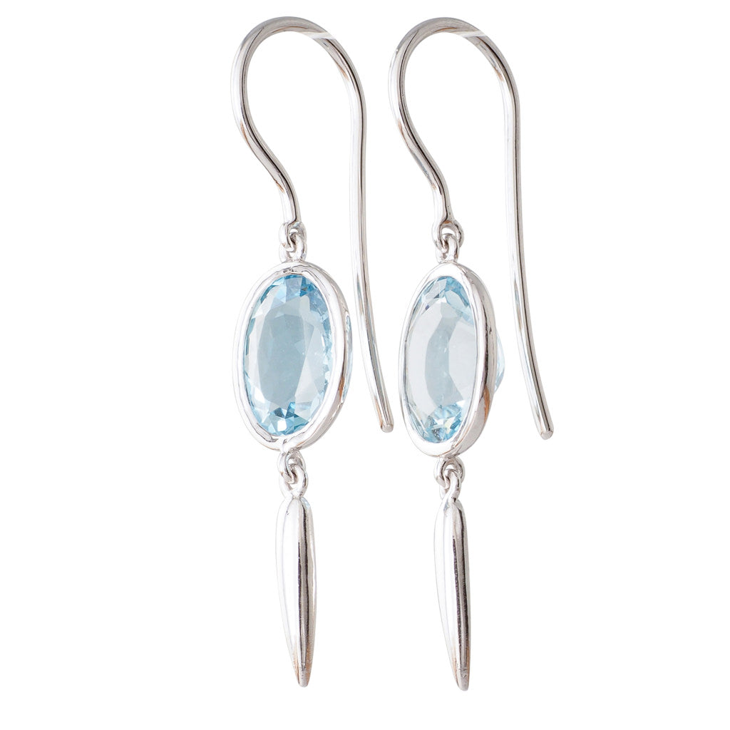 Aquamarine Drop Earrings