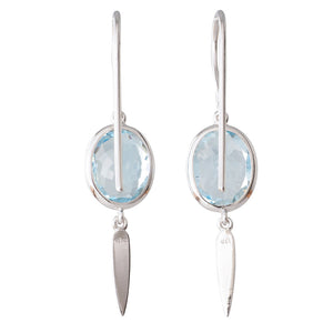 Aquamarine Drop Earrings