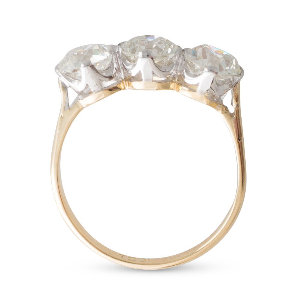 Antique Three Stone Diamond Ring