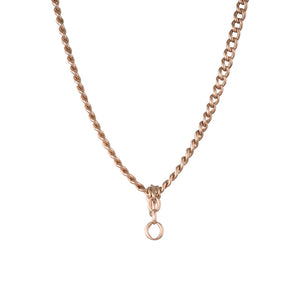 Antique Rose Gold Fob Chain