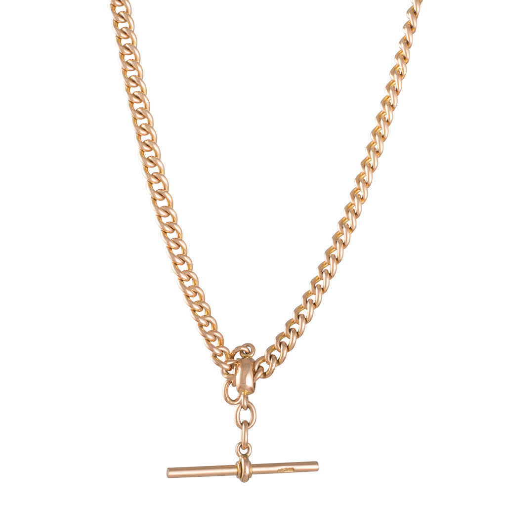 An Antique 15ct Gold Fob Chain