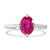 A 1.44ct Ruby and Diamond Ring