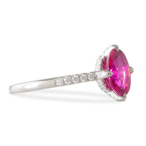 A 1.44ct Ruby and Diamond Ring