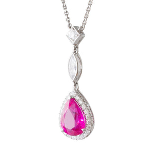 A 1.91ct Ruby and Diamond Necklace