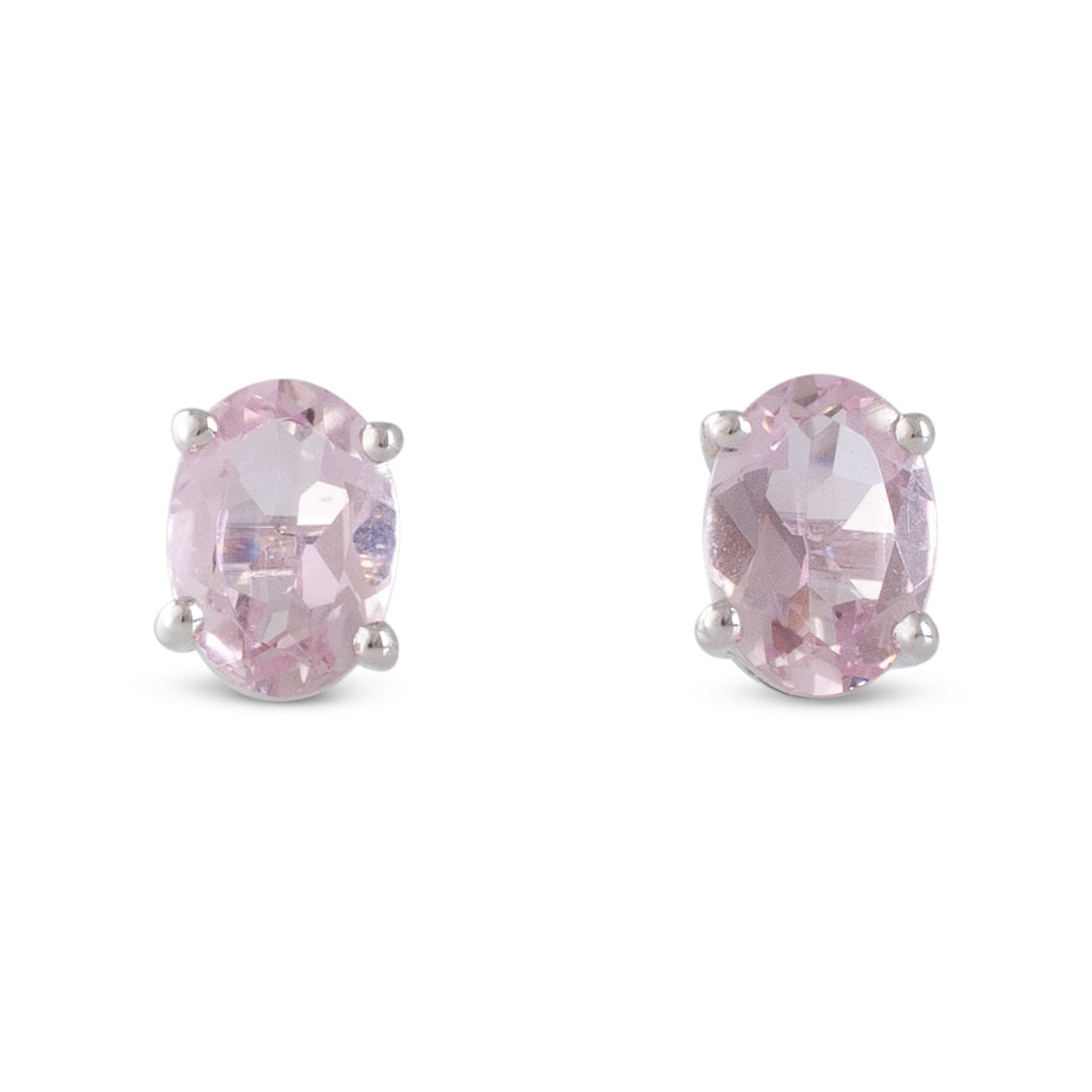 Morganite Stud Earrings