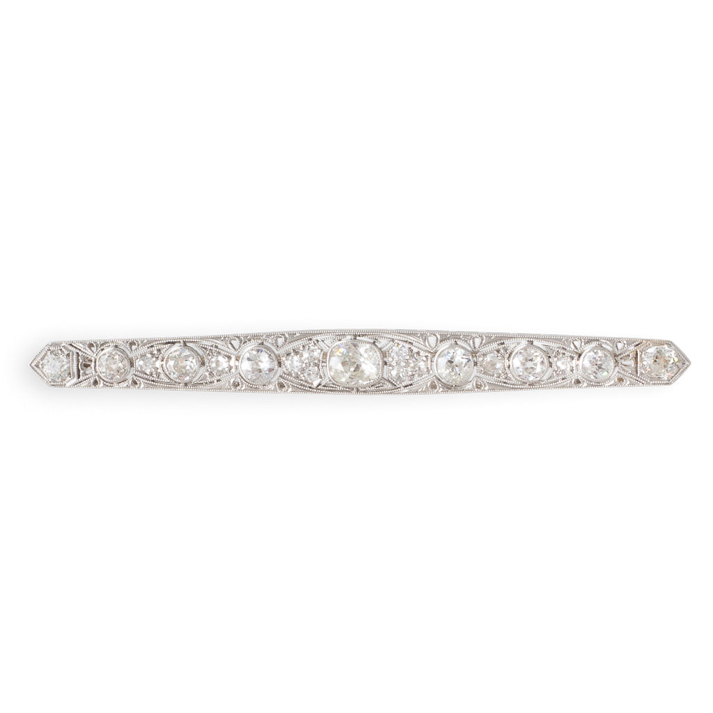 Art Deco Diamond Brooch