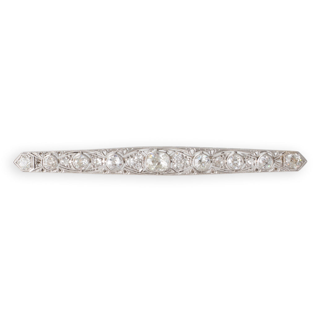 Art Deco Diamond Brooch