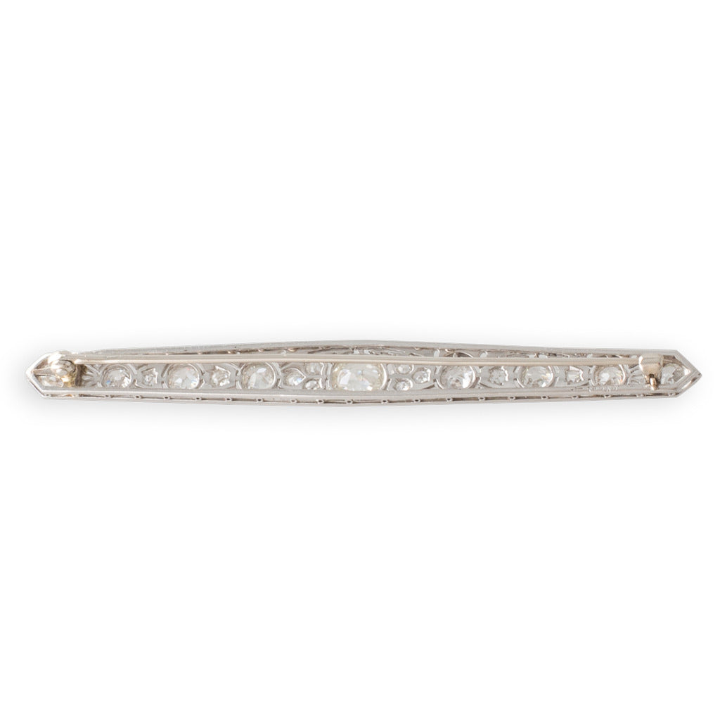 Art Deco Diamond Brooch