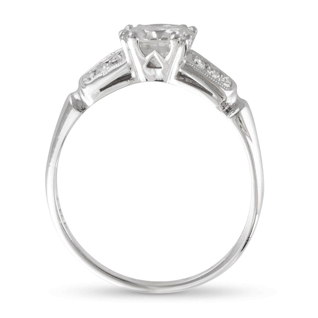 0.81ct Art Deco Diamond Ring