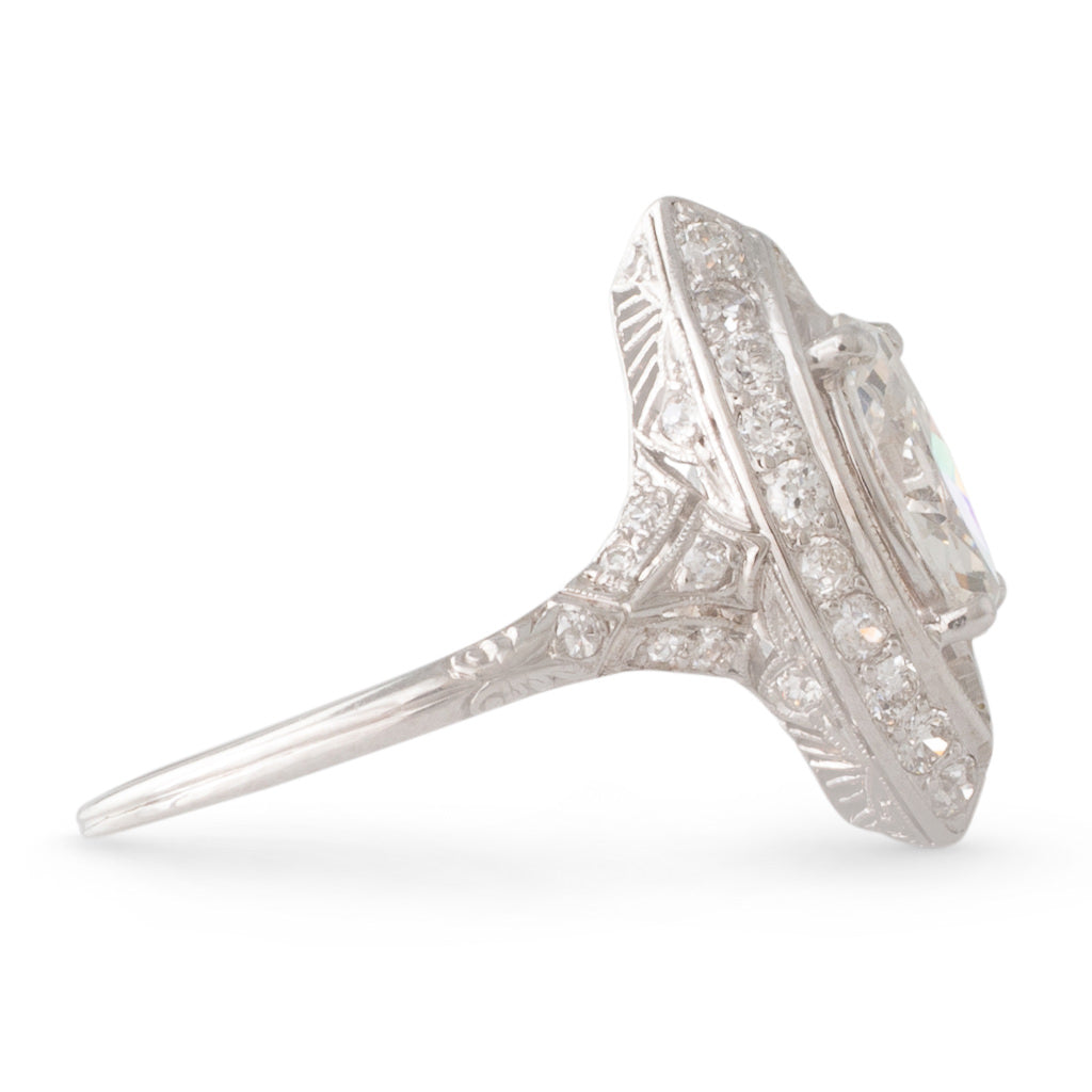Platinum Art Deco Diamond Ring