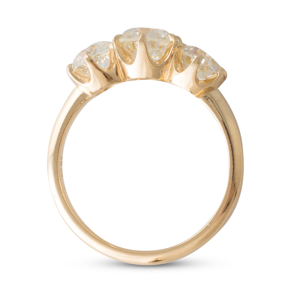 Three Stone Diamond Ring