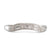 Platinum Curved Diamond Band