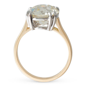 5.27ct Cushion Cut Diamond Ring