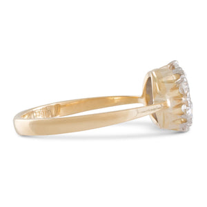 Diamond Cluster Ring