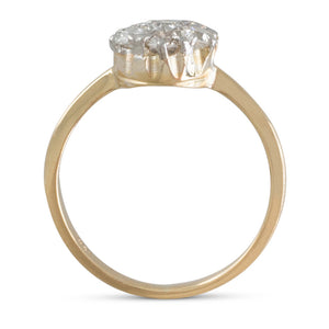 Diamond Cluster Ring