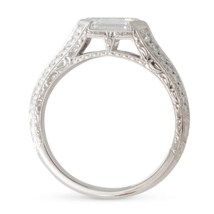 1.00ct Hexagonal Diamond Ring